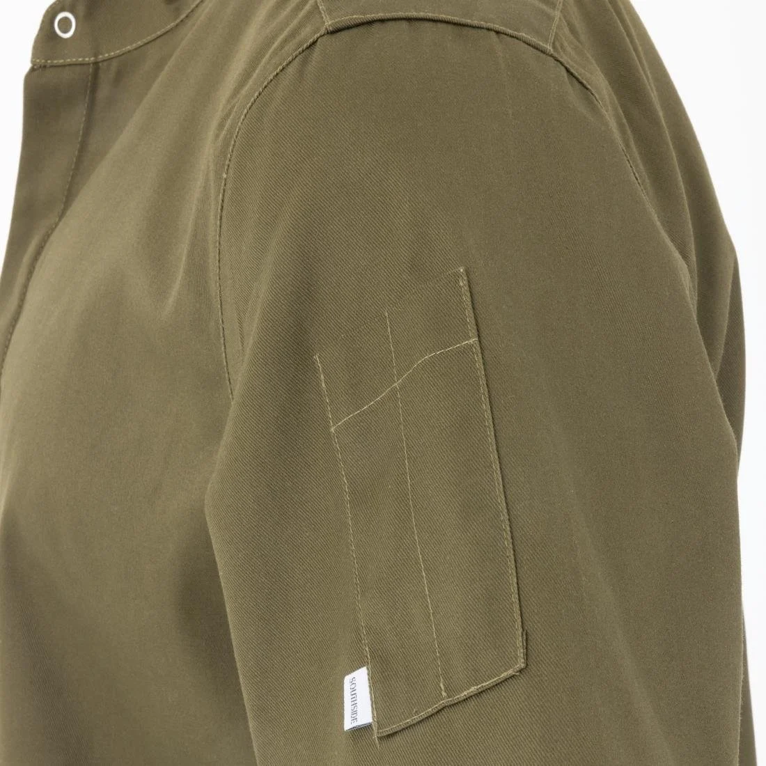 Southside Band Collar Unisex Chef Jacket - Image 8