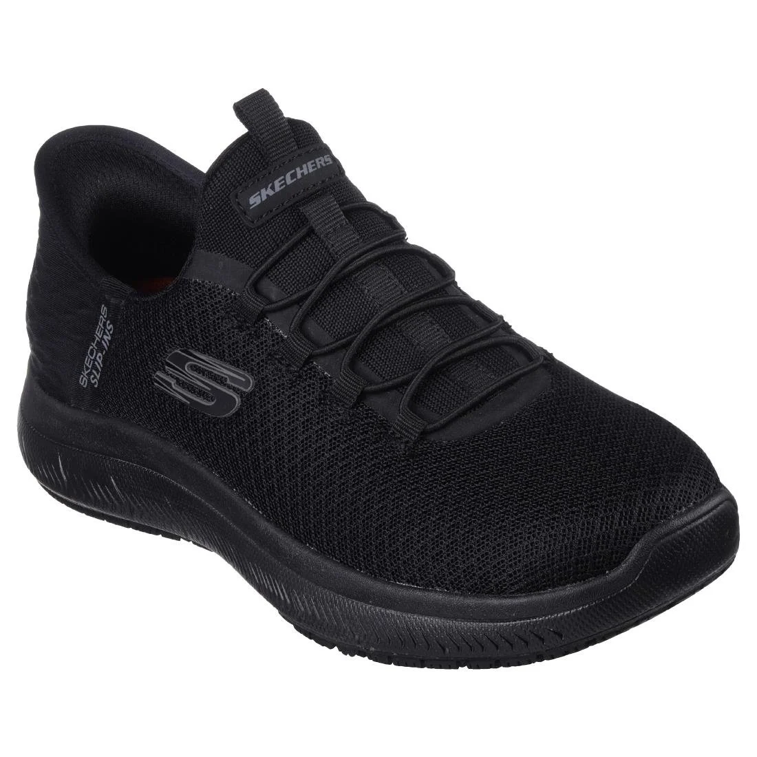 Skechers Womens Summit SR Slip In Shoes Black - Image 1