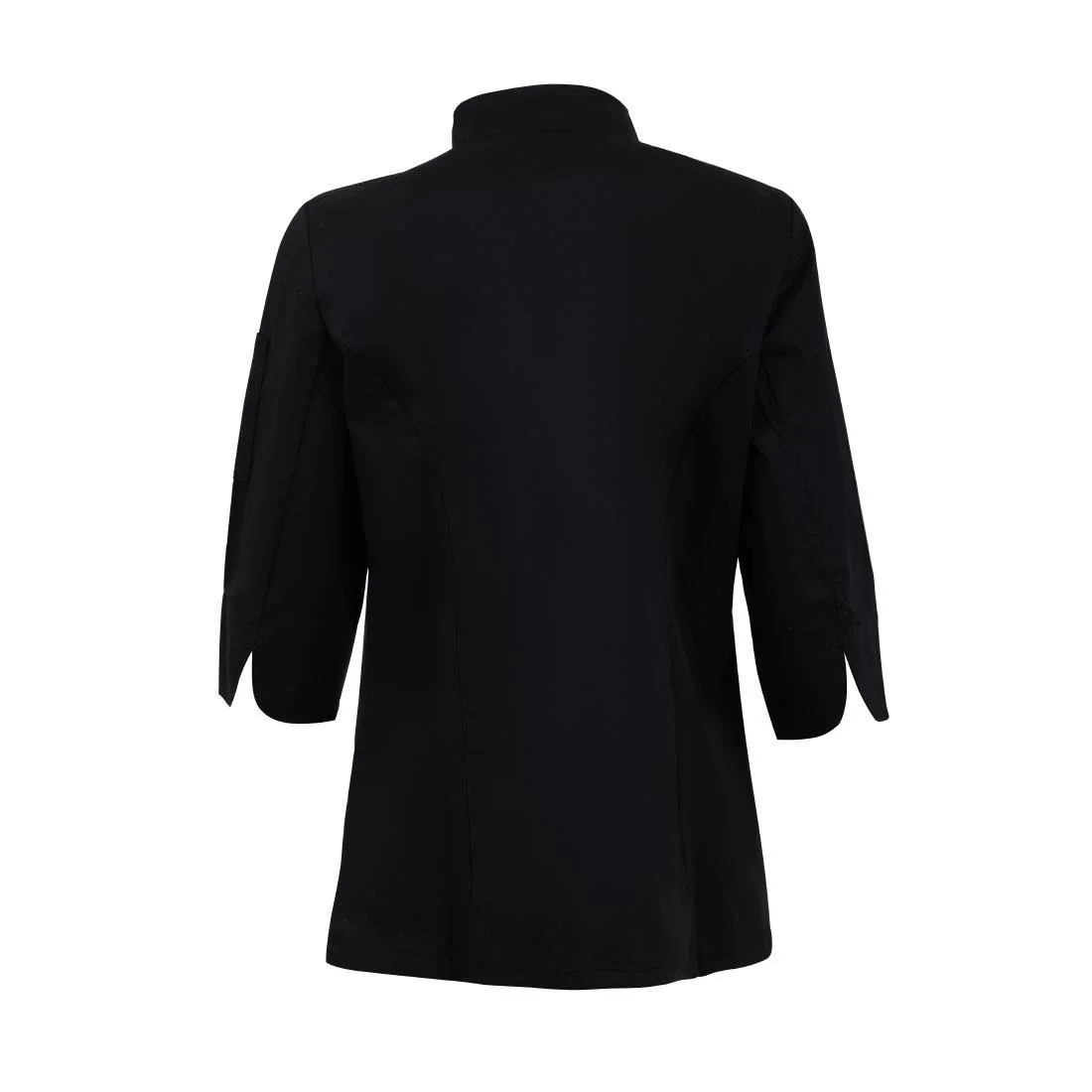 Whites Womens Fitted Chef Jacket Black - Image 6