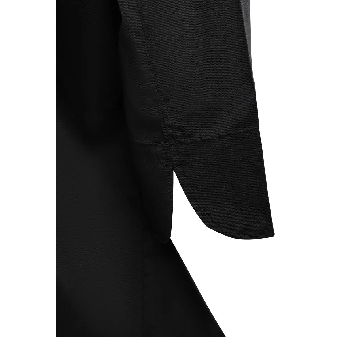 Whites Womens Fitted Chef Jacket Black - Image 7