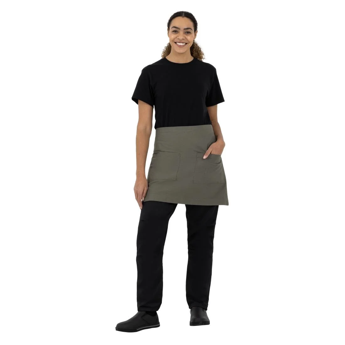 Southside Cotton Canvas Waist Apron Khaki - Image 10