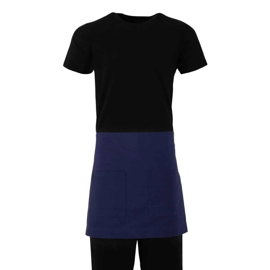 Southside Cotton Canvas Waist Apron Navy Blue - Image 1
