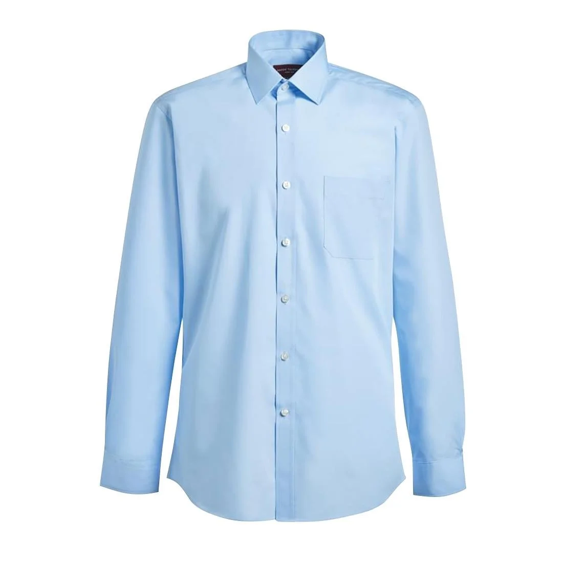 Brook Taverner Mens Long Sleeve Blue Rapino Shirt - Image 1