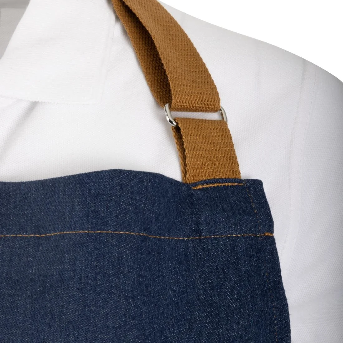 Southside Denim Short Bib Apron Blue - Image 5
