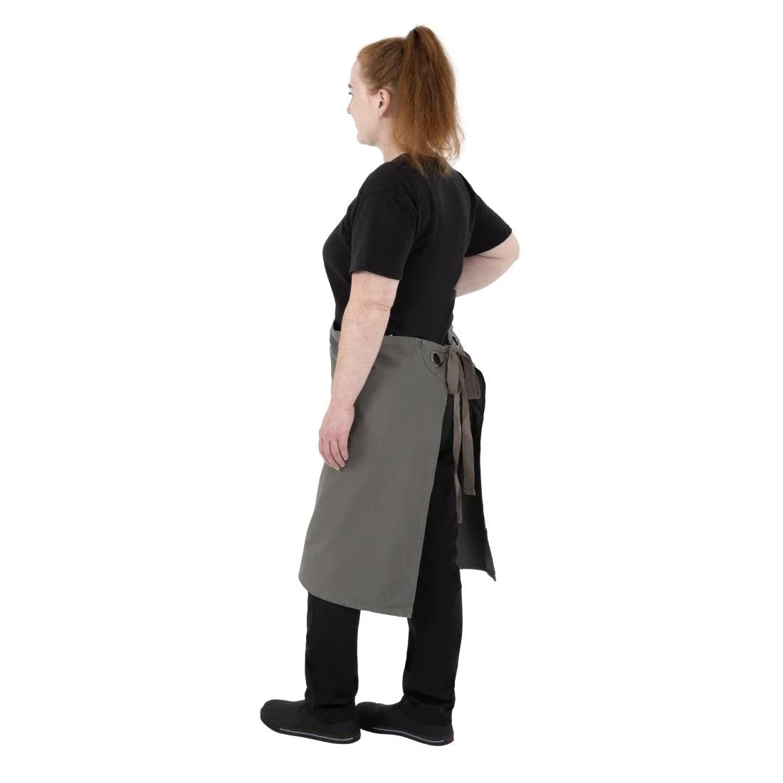 Southside Cotton Canvas Bistro Apron Khaki - Image 5