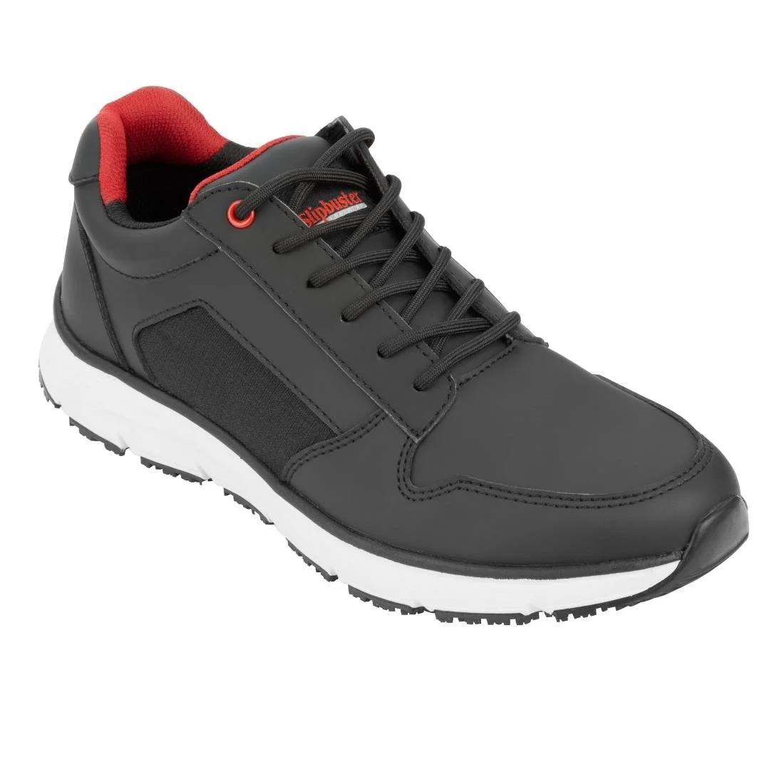 Slipbuster Veso Trainers Black/Red - Image 1