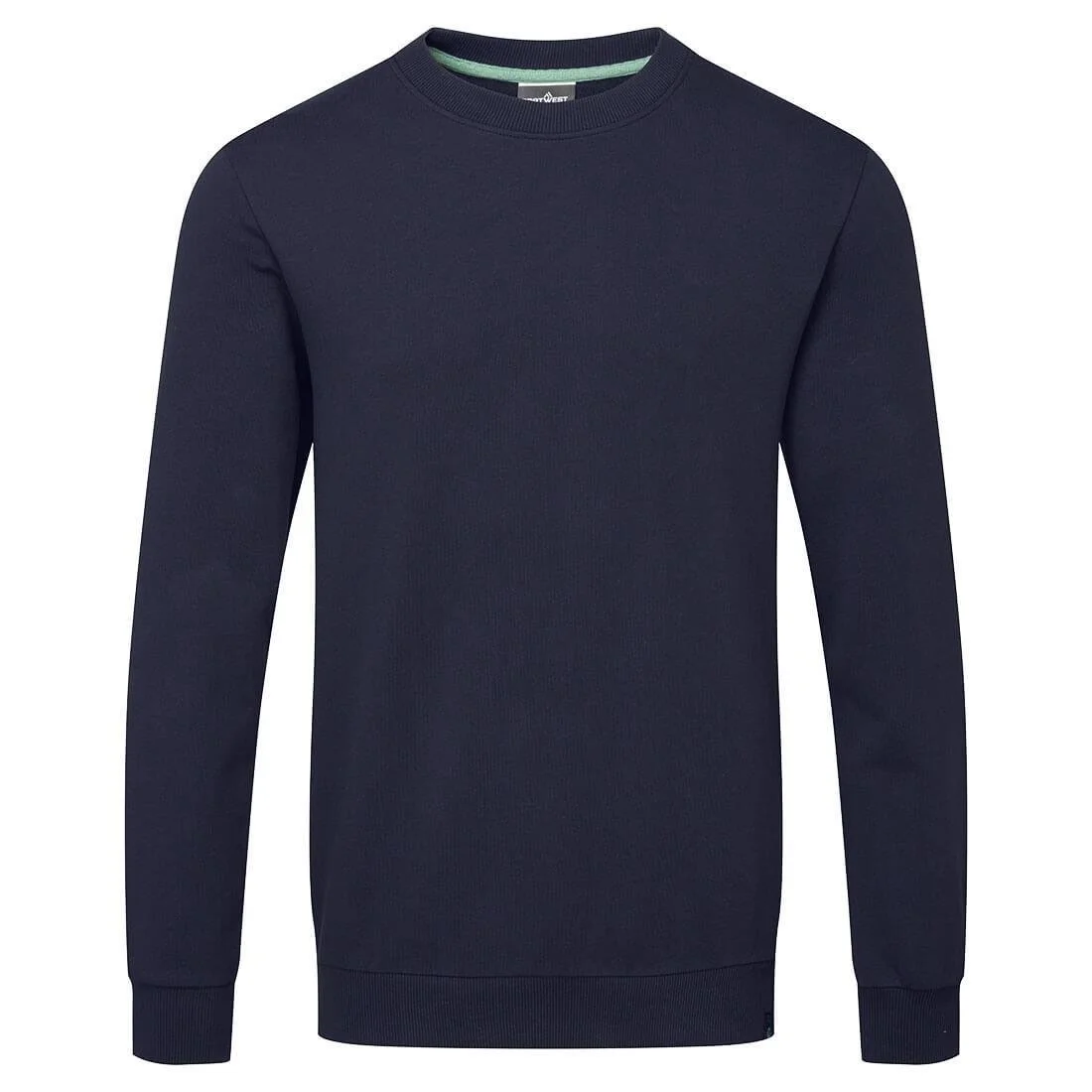 Portwest Navy Organic Cotton Recyclable Sweatshirt - Image 1