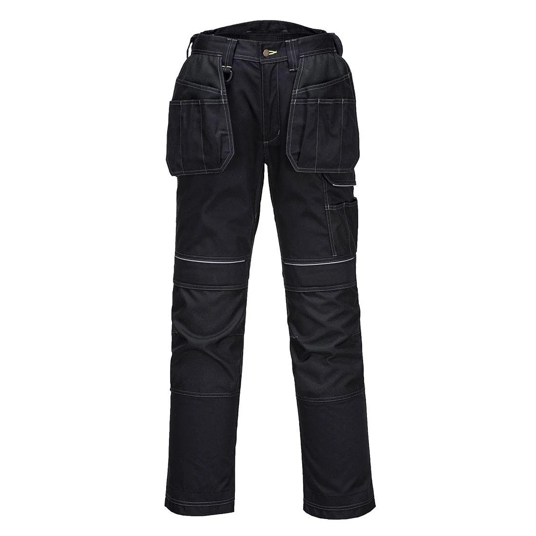 Portwest Black Holster Work Trousers - Image 1