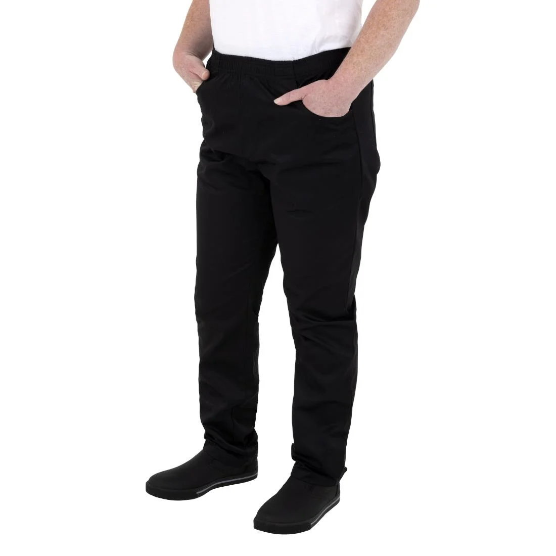 Southside Slim Fit Casual Unisex Trousers Black - Image 6