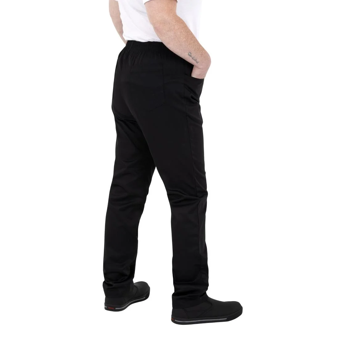 Southside Slim Fit Casual Unisex Trousers Black - Image 7