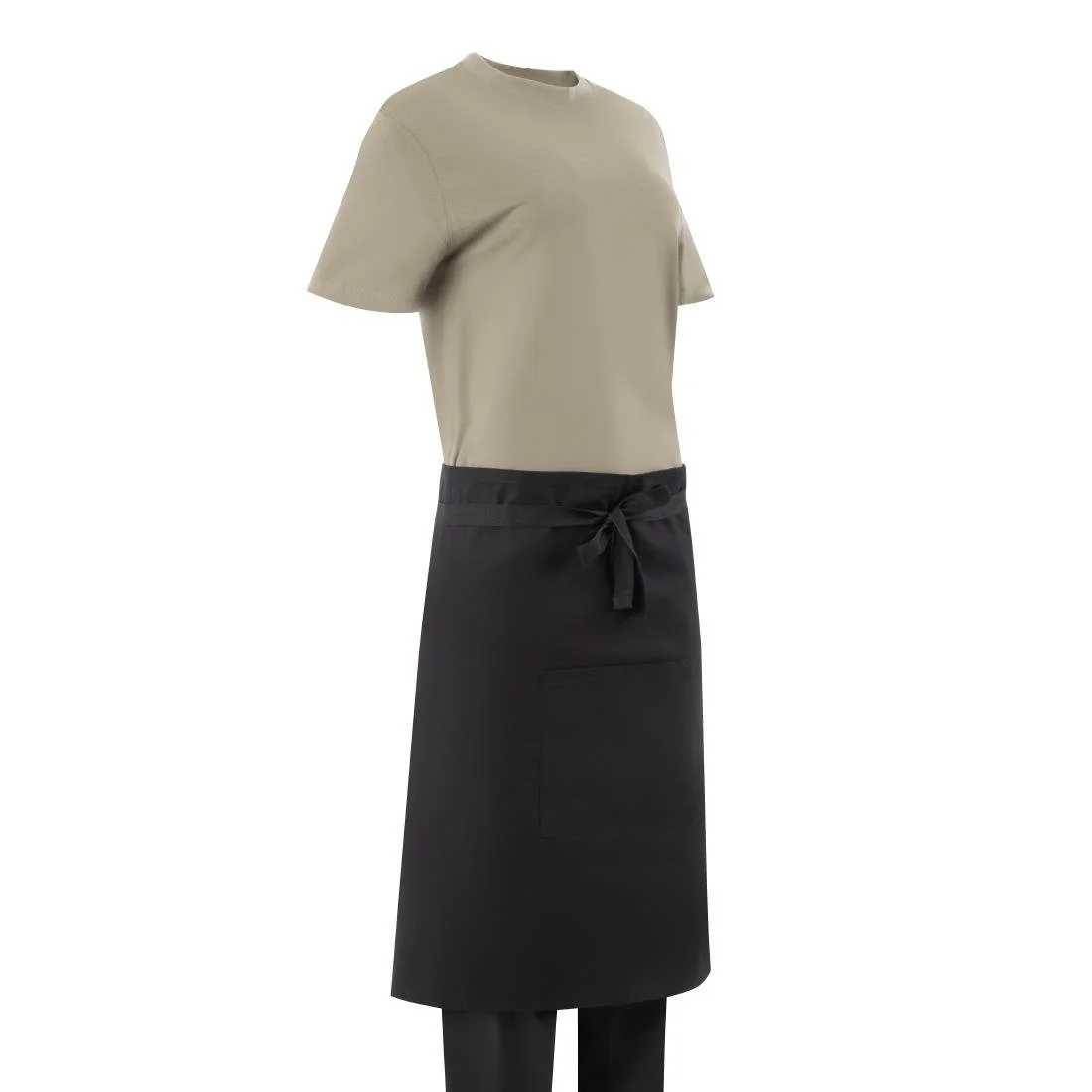 Southside Cotton Canvas Bistro Apron Black - Image 1