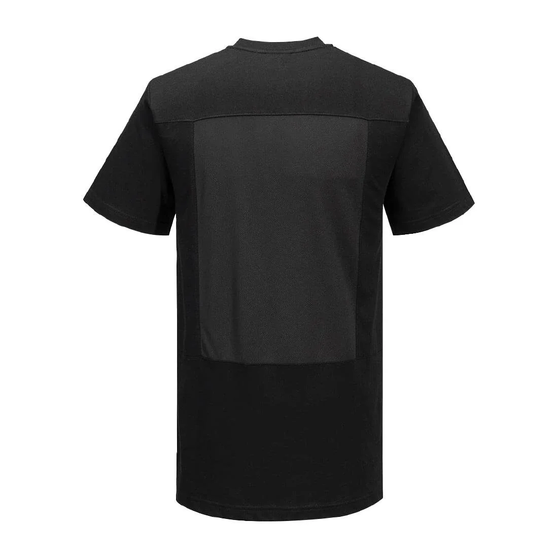 Portwest Black Chef Cotton Mesh Air T-Shirt - Image 2