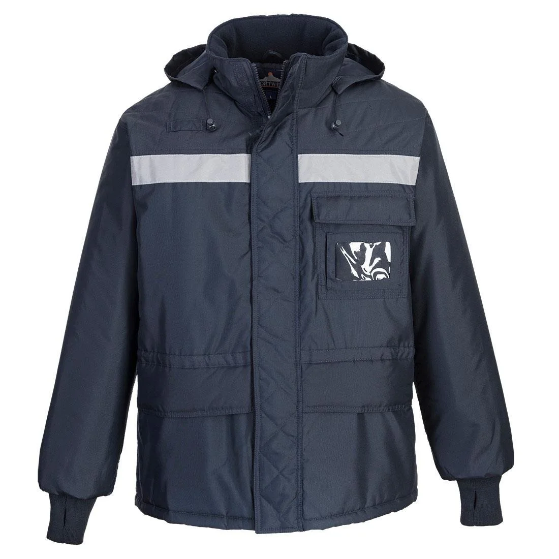 Portwest Navy Coldstore Jacket - Image 1