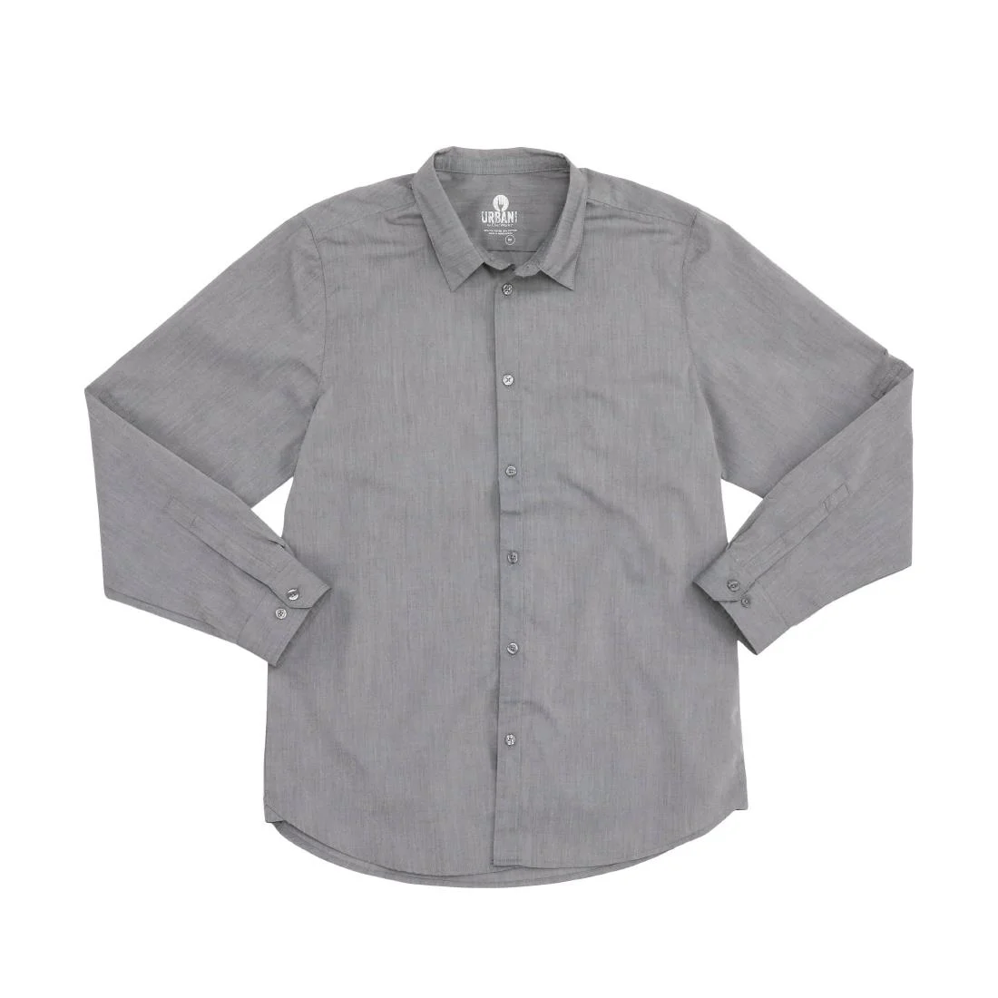 Chef Works Urban Modern Chambray Shirt Grey - Image 1