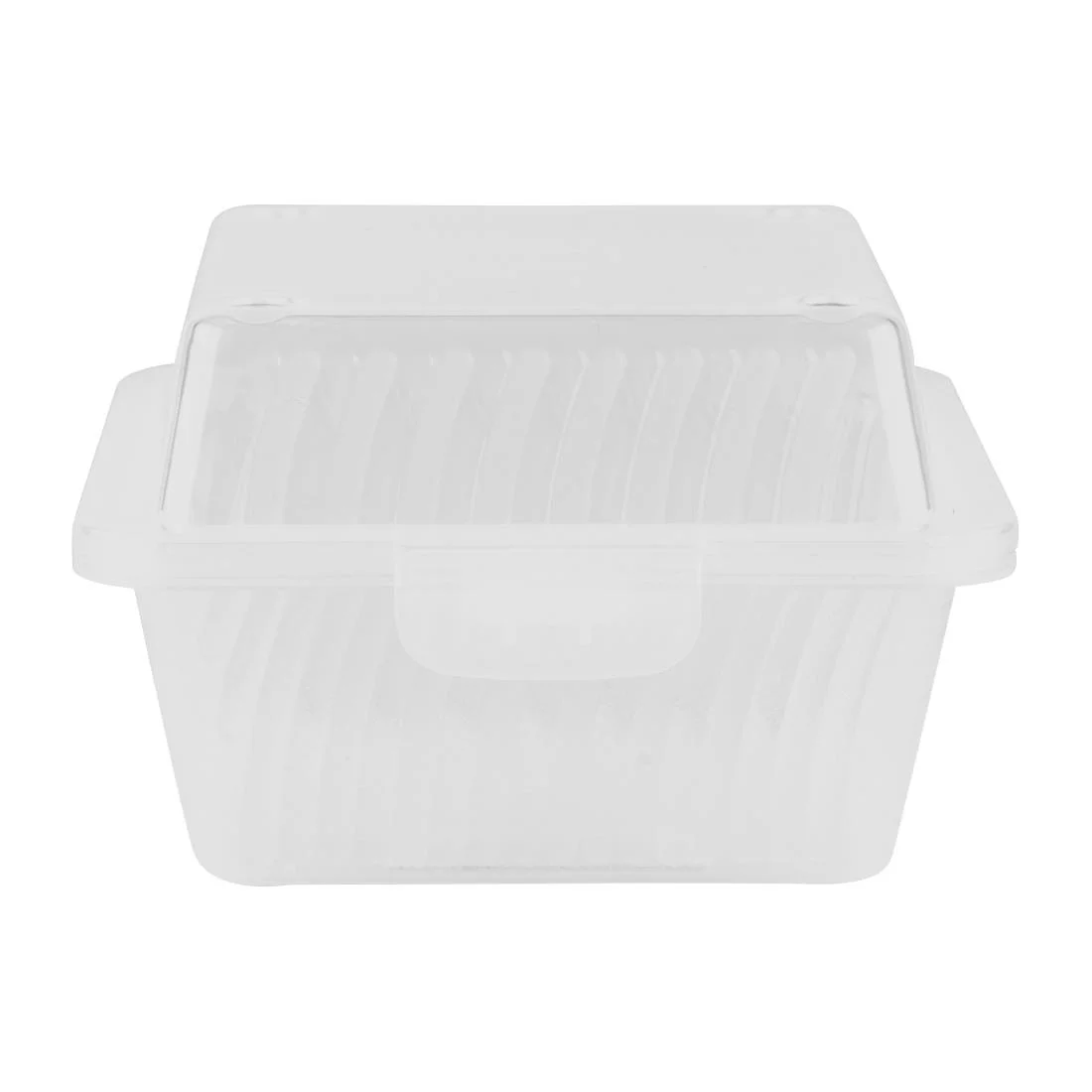 FSG Returnables Small Burger Boxes Clear 500ml (24 Pack) - Image 1