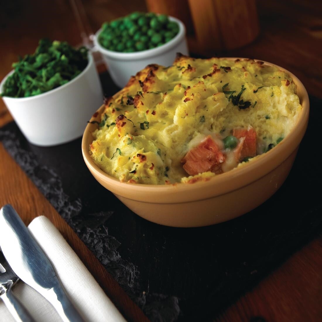 Olympia Stoneware Round Pie Bowls 119mm