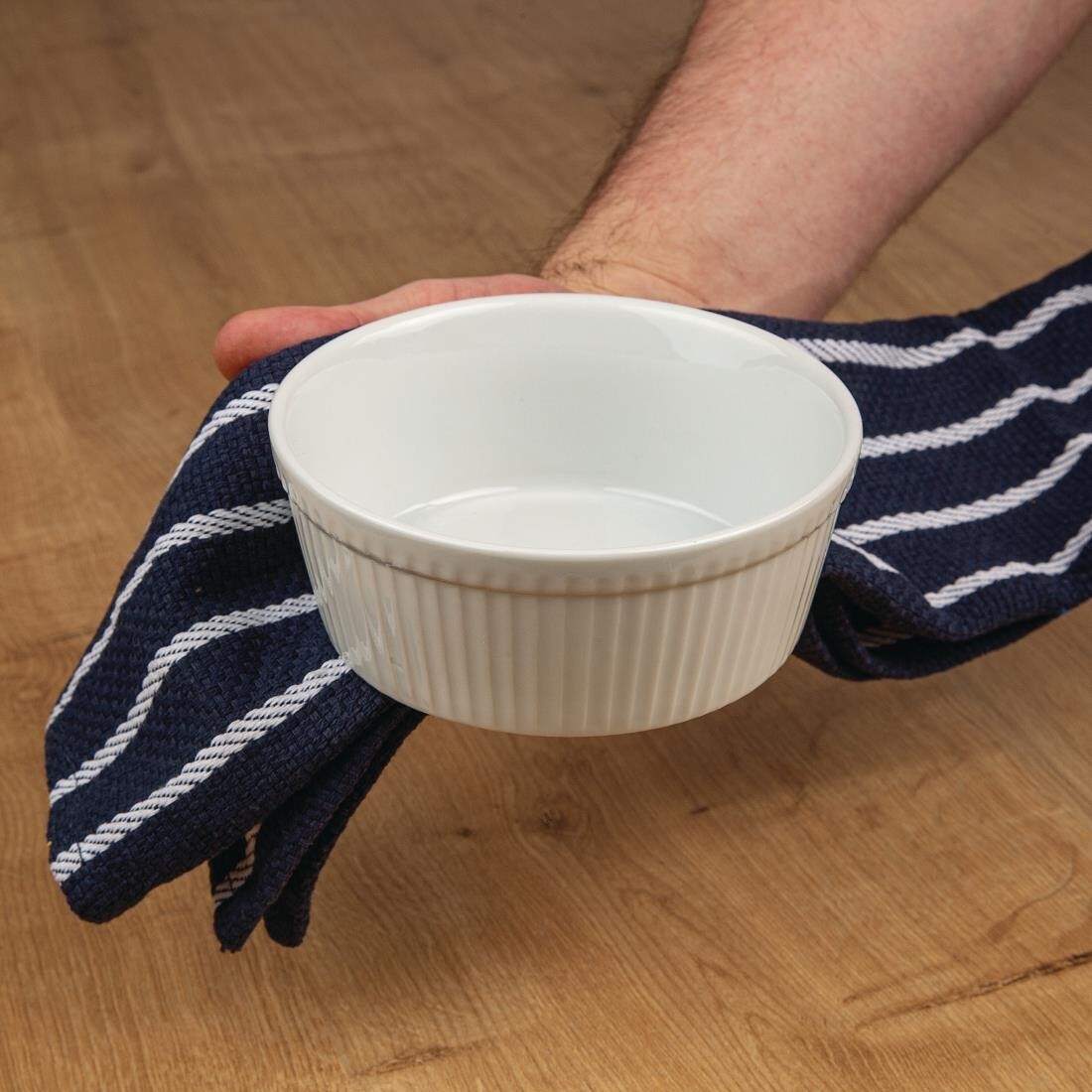 Olympia Whiteware Round Pie Dishes 134mm