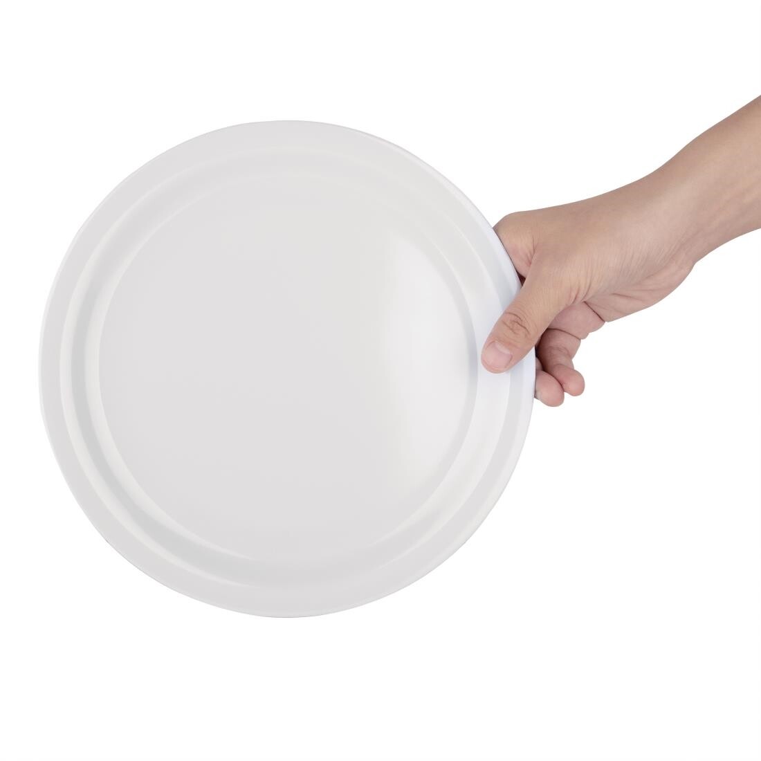 Kristallon Melamine Narrow Rimmed Plates 229mm