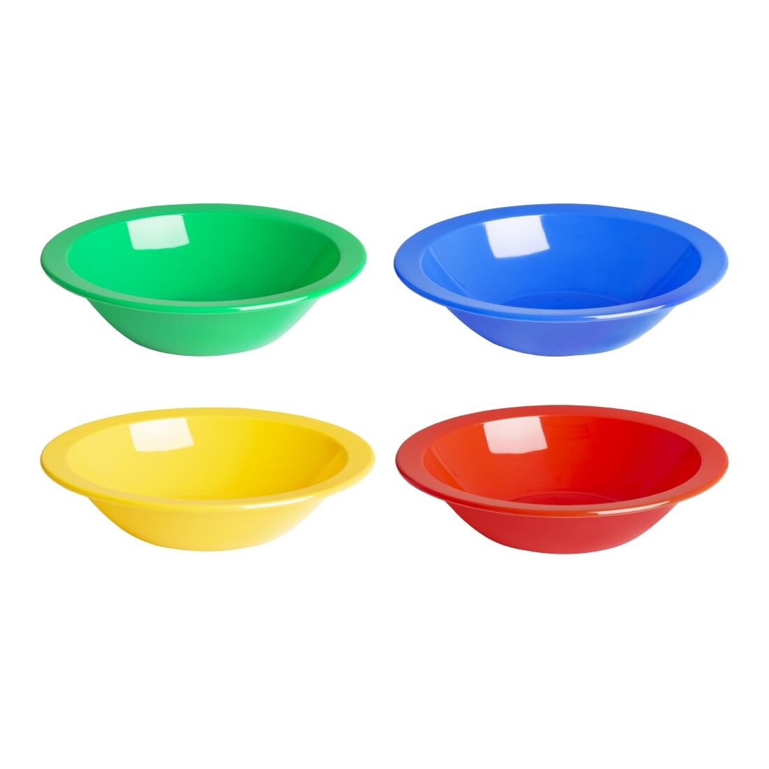 Kristallon Polycarbonate Bowls Yellow 172mm
