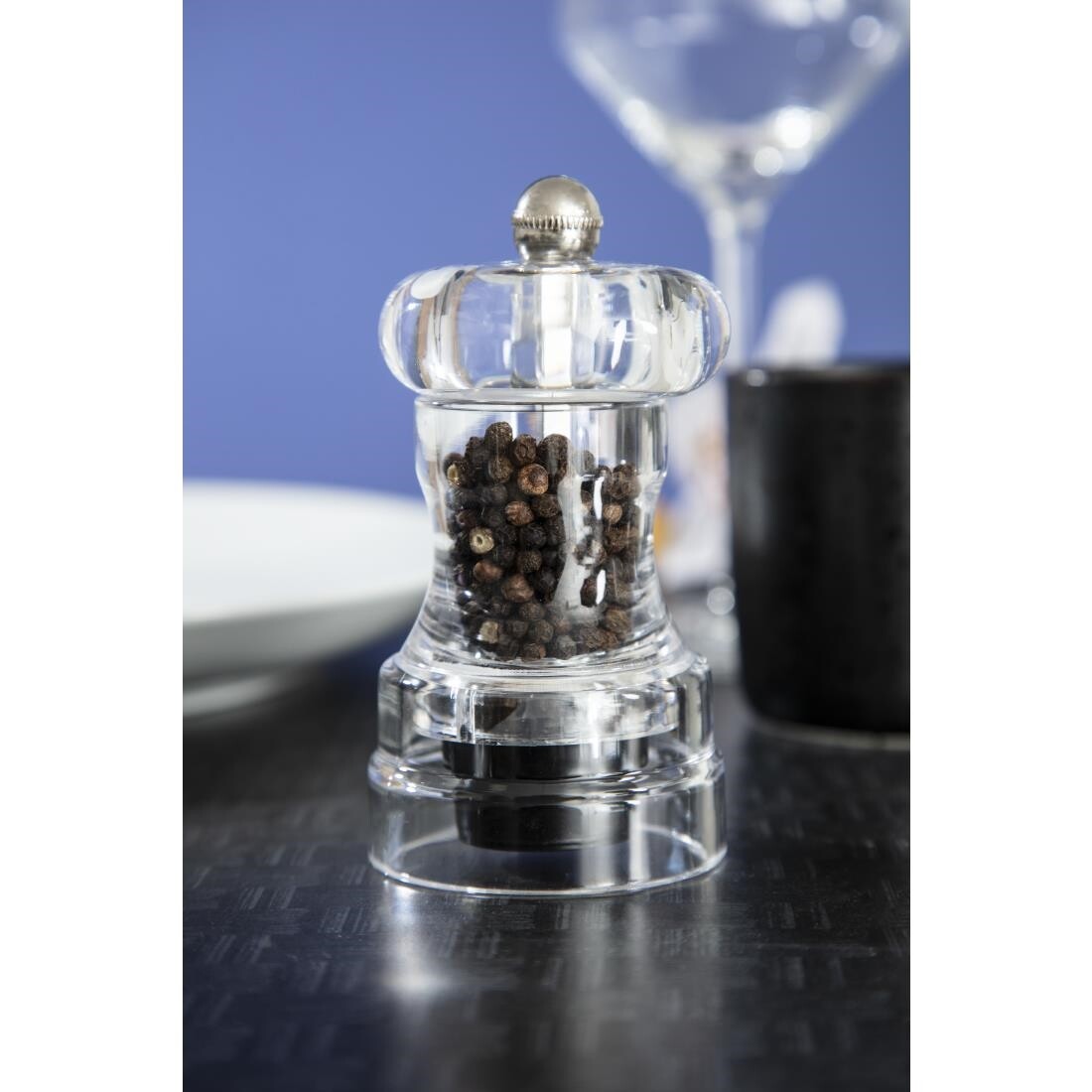 Acrylic Pepper Mill 102mm