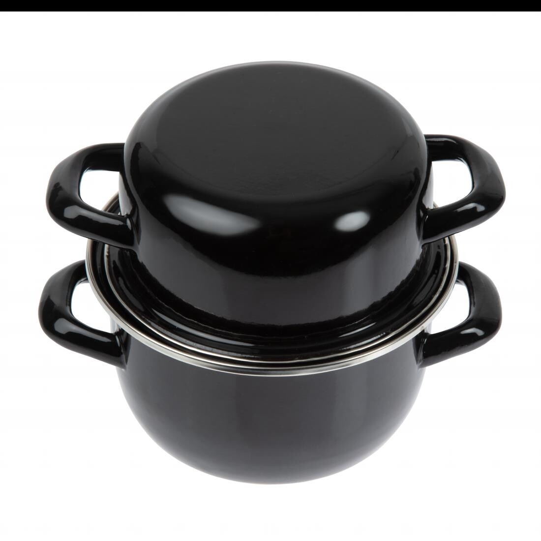 Olympia Mussel Pot Enamel Small