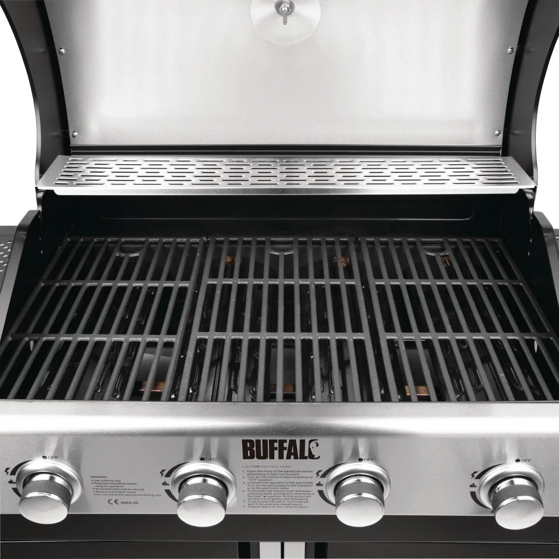 Buffalo 4 Burner Gas Barbecue with Hob - Image 7