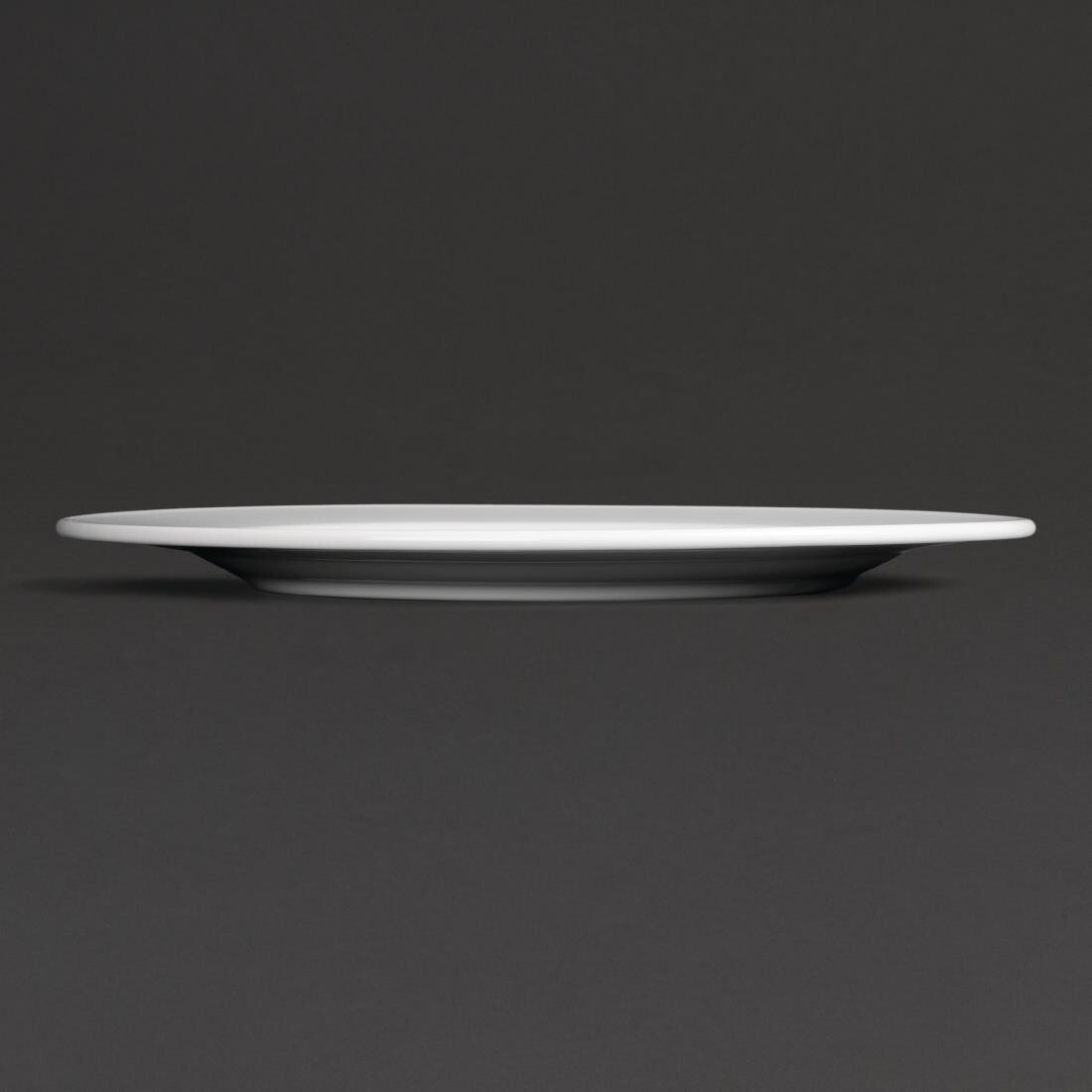 Royal Porcelain Classic White Wide Rim Plates 310mm