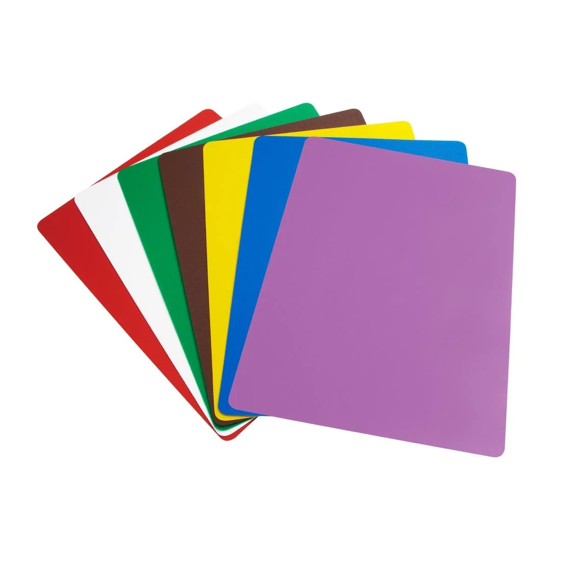 Hygiplas 7-Piece Chopping Board Set 450x300x1.5mm - Image 1