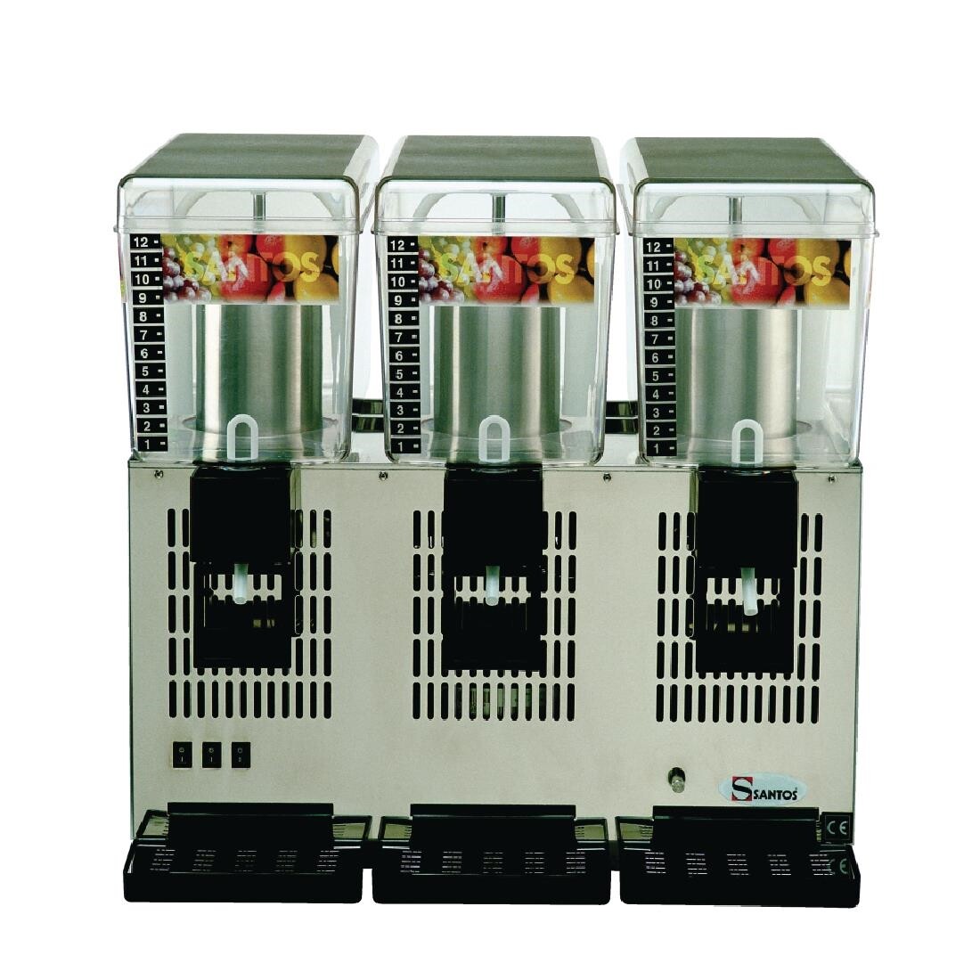 Santos Cold Drink Dispenser 3 Bowls 34-3