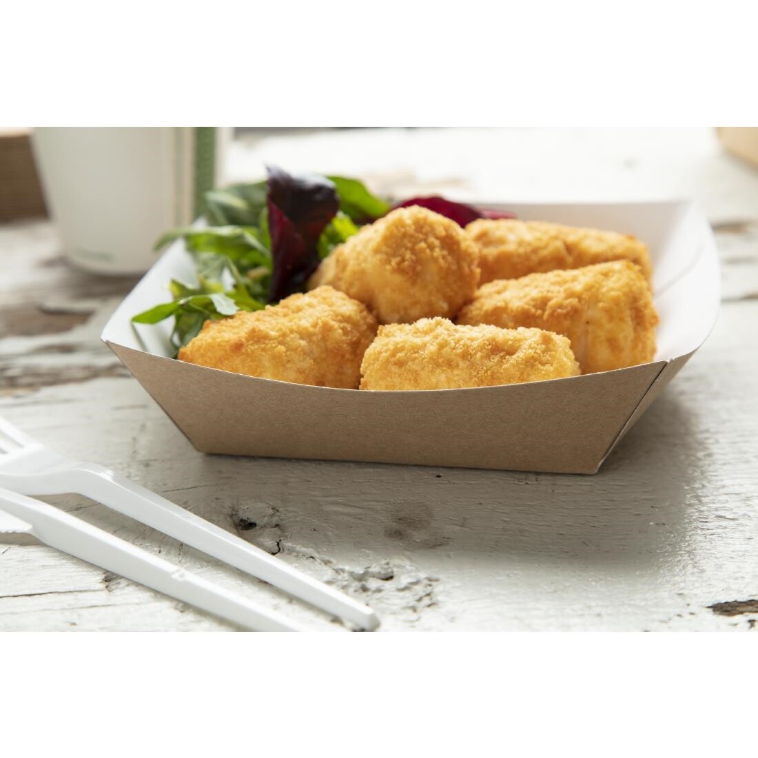 Disposable Kraft Tray Large