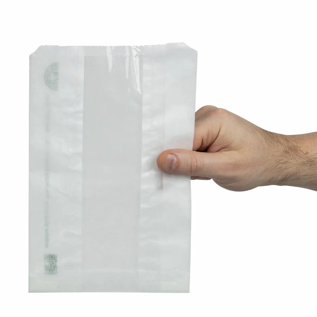 Vegware Compostable Glassine Hot Food Bags With NatureFlex Window - Image 5