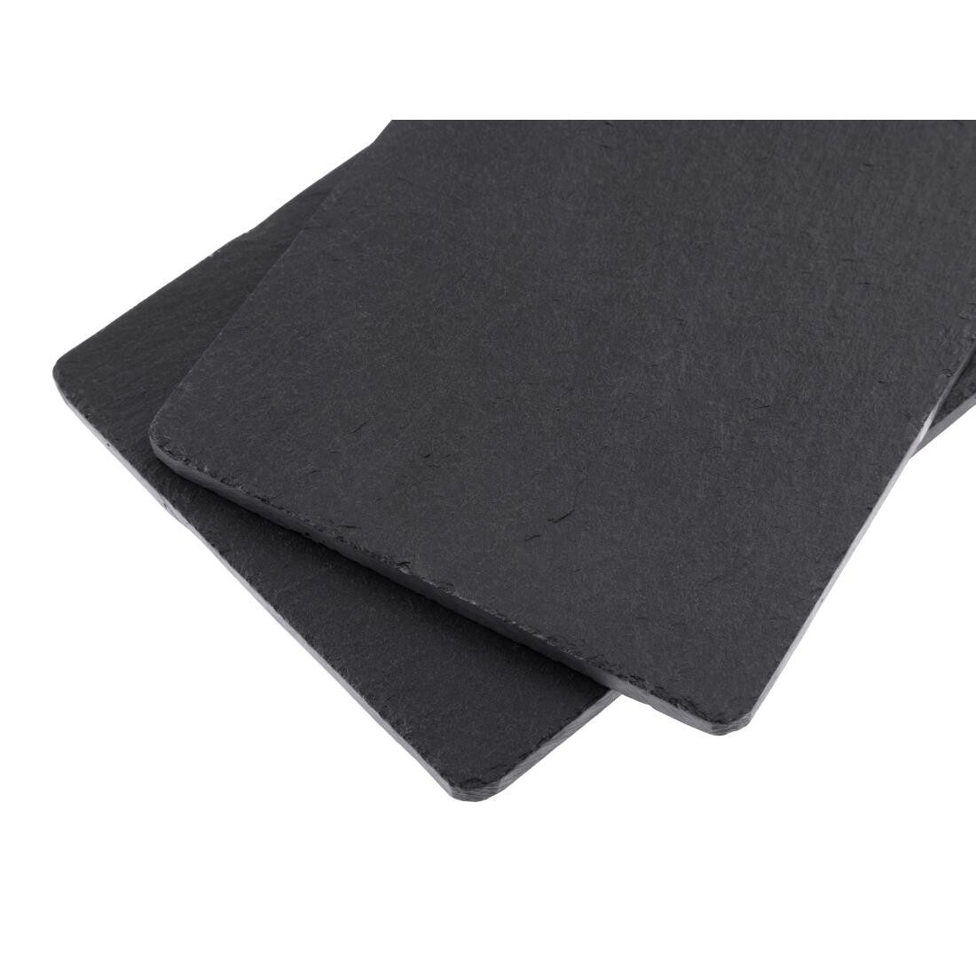 Olympia Smooth Edged Slate Platter 280x100mm
