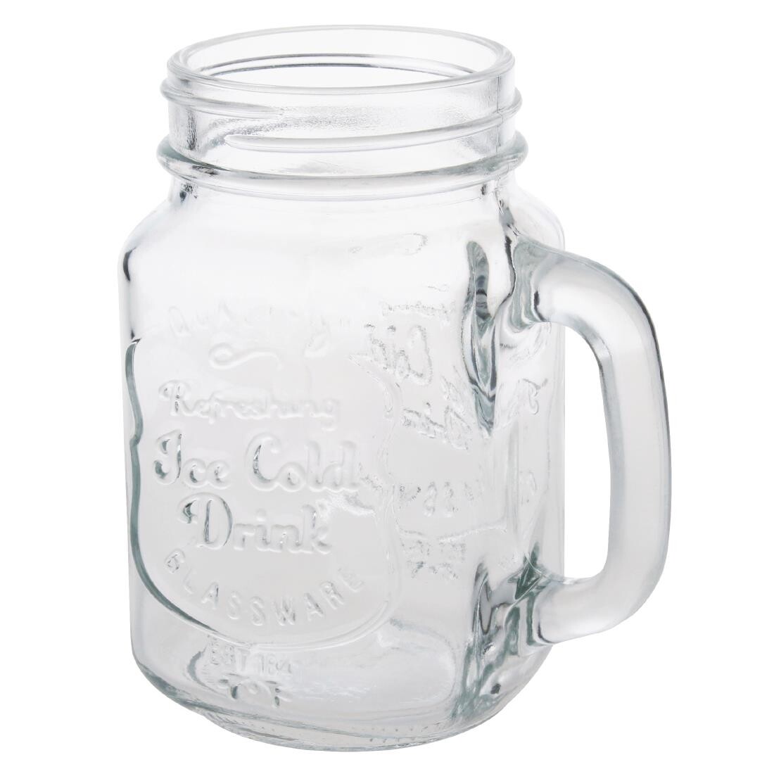 Olympia Handled Mason Jar 450ml