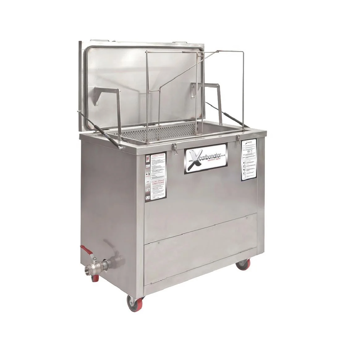 Xcarbonator Lift-Assisted Decarboniser XCR 48 with 3x10kg Decarboniser Powder