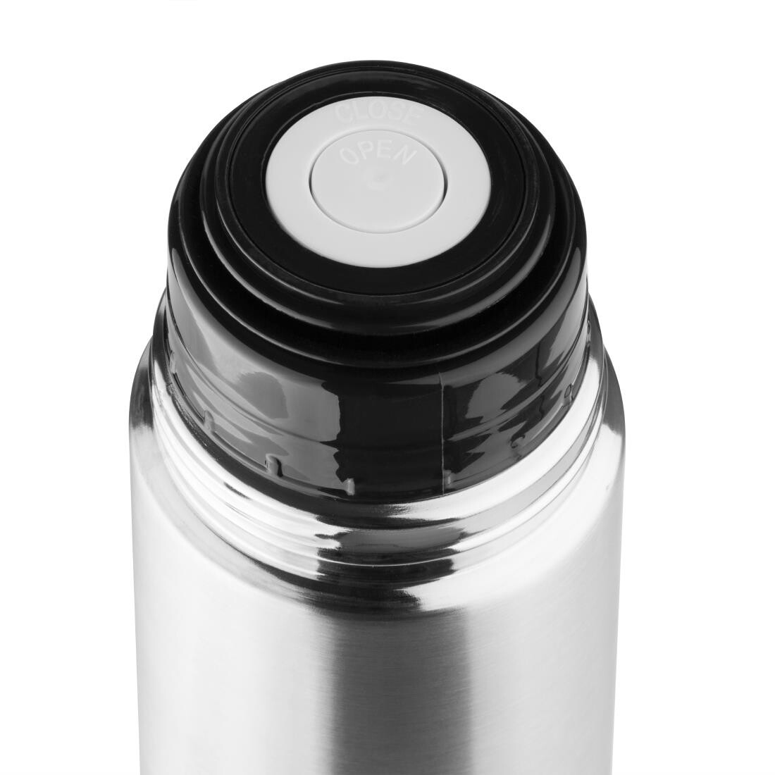 Olympia Vacuum Flask Stainless Steel 1Ltr