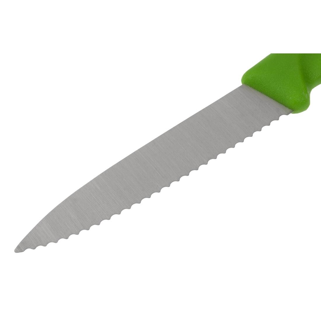 Victorinox Paring Knife Serrated Green 8cm