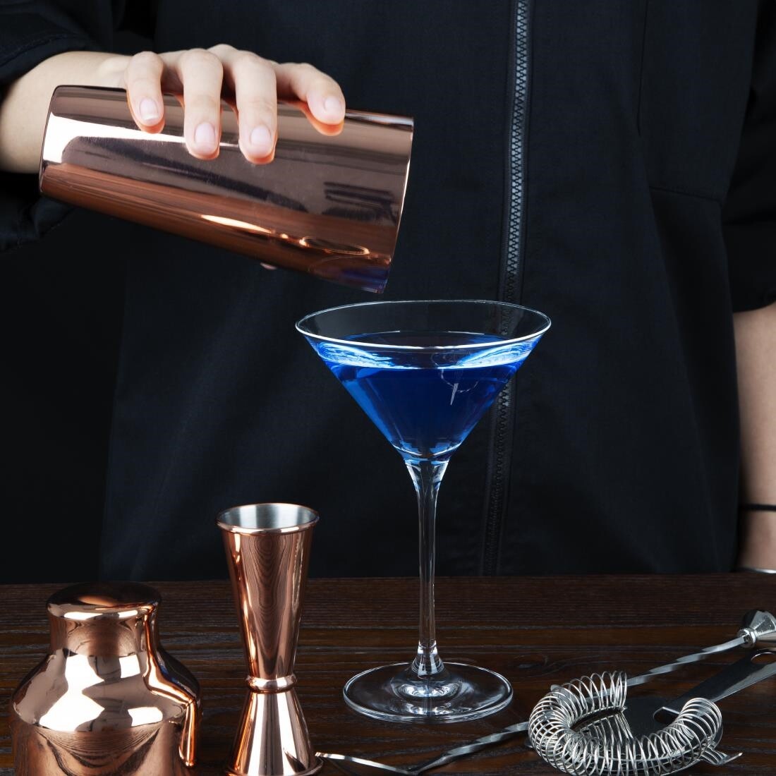 Olympia Campana One Piece Crystal Martini Glass 260ml