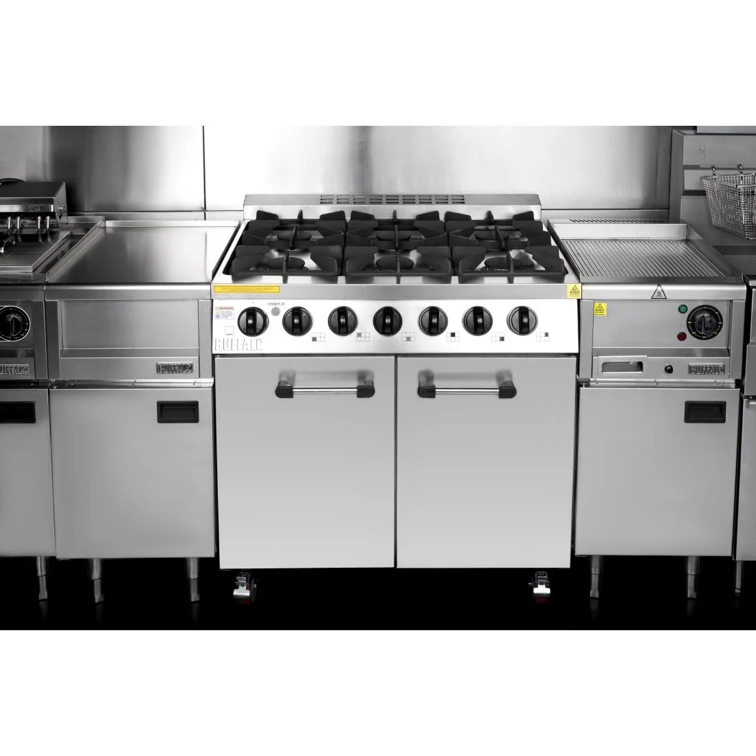 Buffalo 6 Burner Oven Range - Image 12