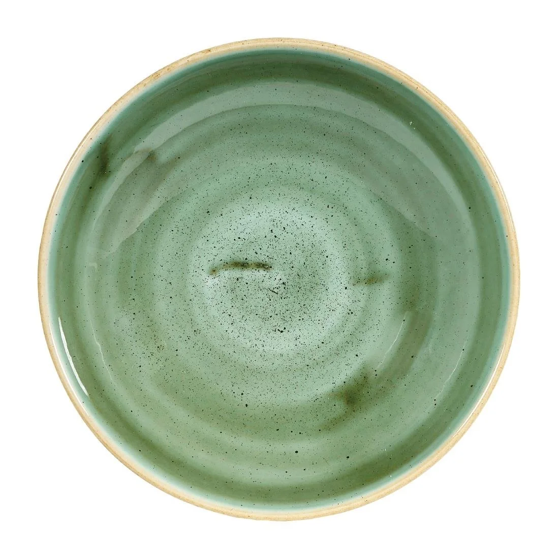 Churchill Stonecast Round Coupe Bowls Samphire Green 182mm (12 Pack) - Image 1