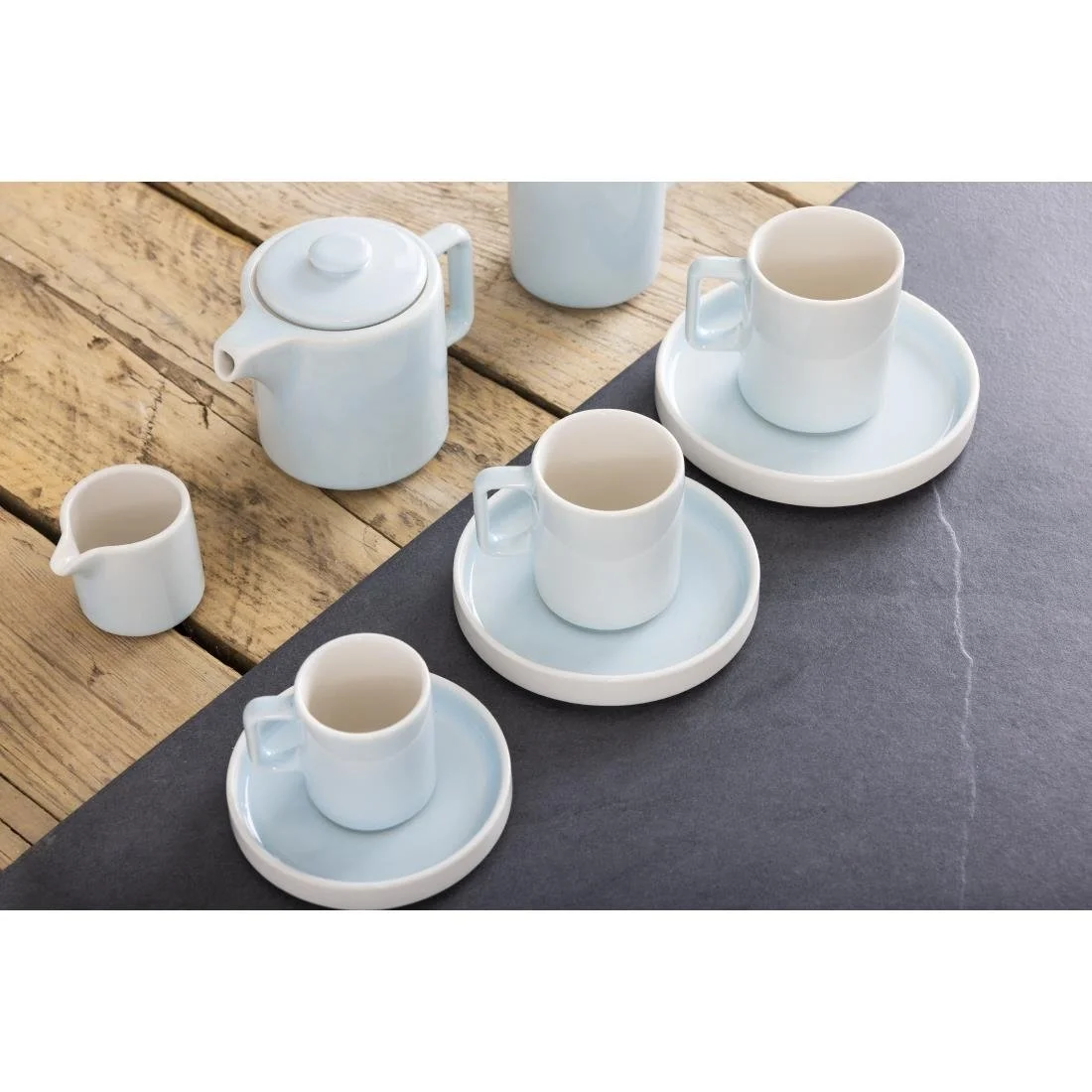 Olympia Fondant Saucers Aqua 155mm (6 Pack) - Image 3