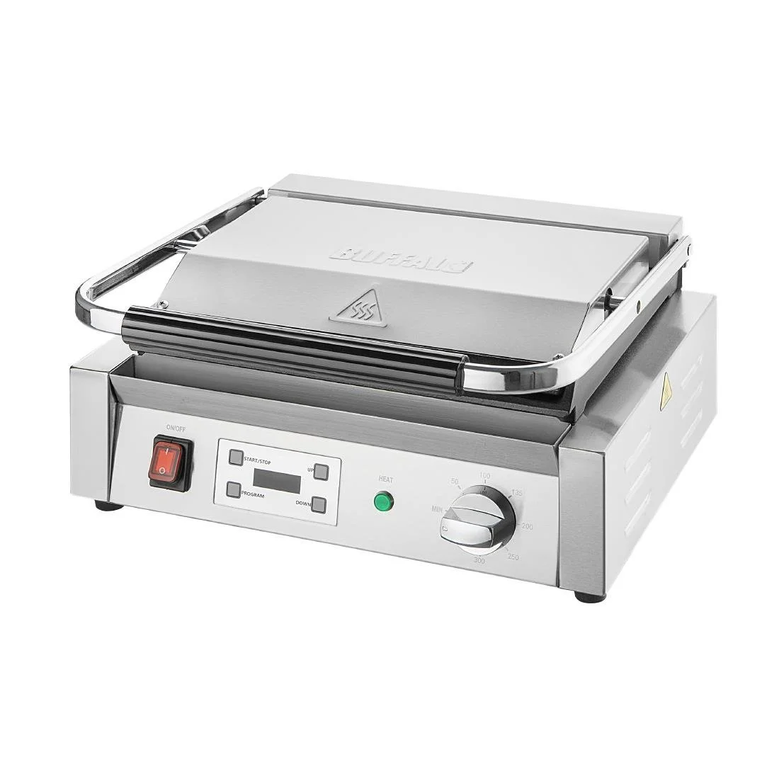 Buffalo Extra Large Contact Grill Ribbed Plate - Image 1