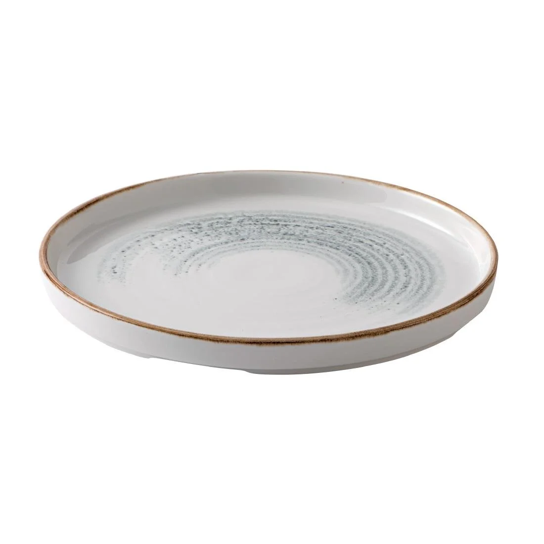 Churchill Homespun Accents Jasper Grey Walled Plates 220mm (6 Pack) - Image 4