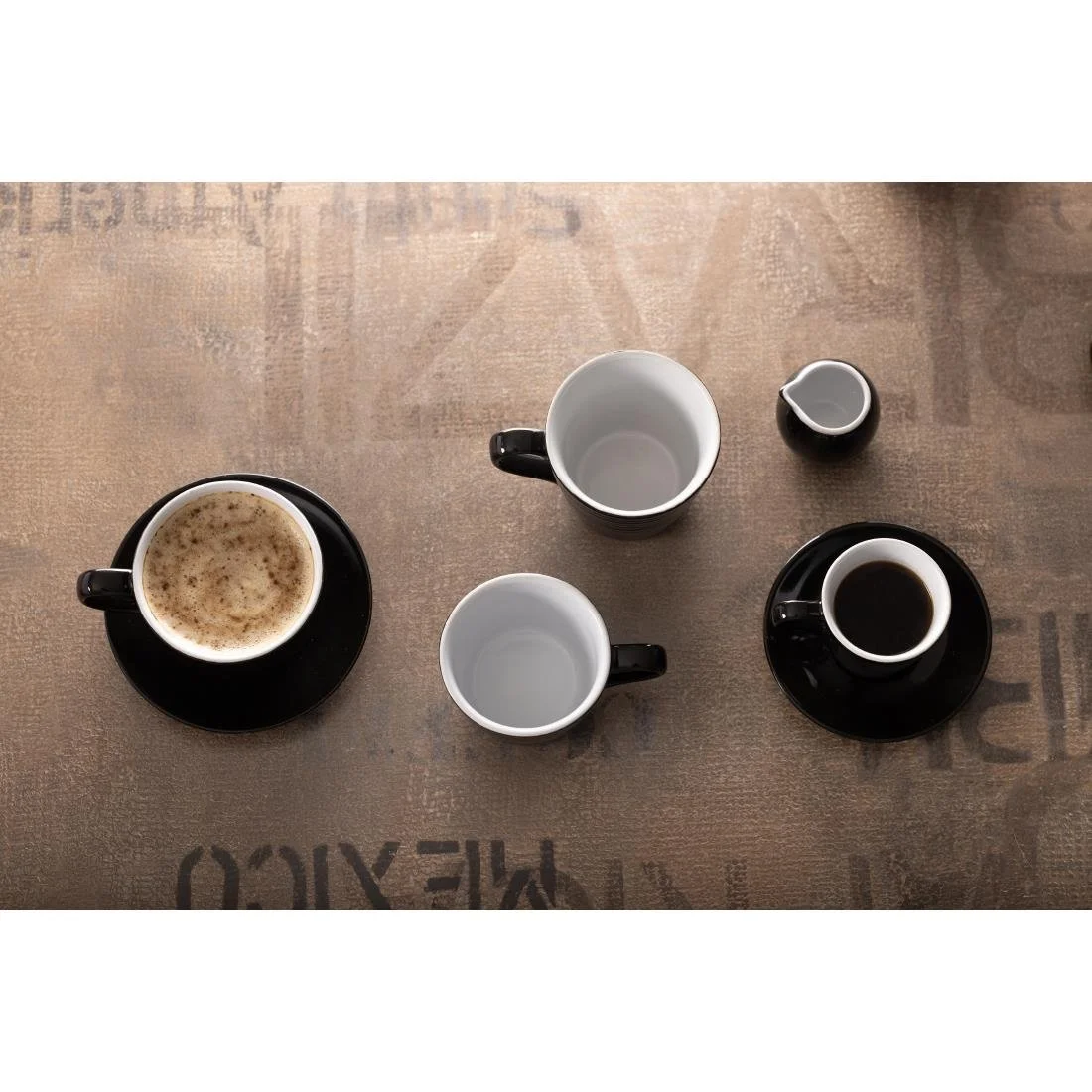 Olympia Cafe Espresso Saucers Black 116mm (12 Pack) - Image 11