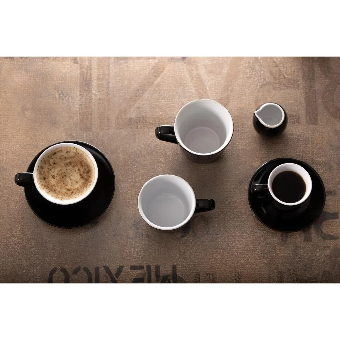 Olympia Cafe Espresso Saucers Black 116mm (12 Pack) - Image 12
