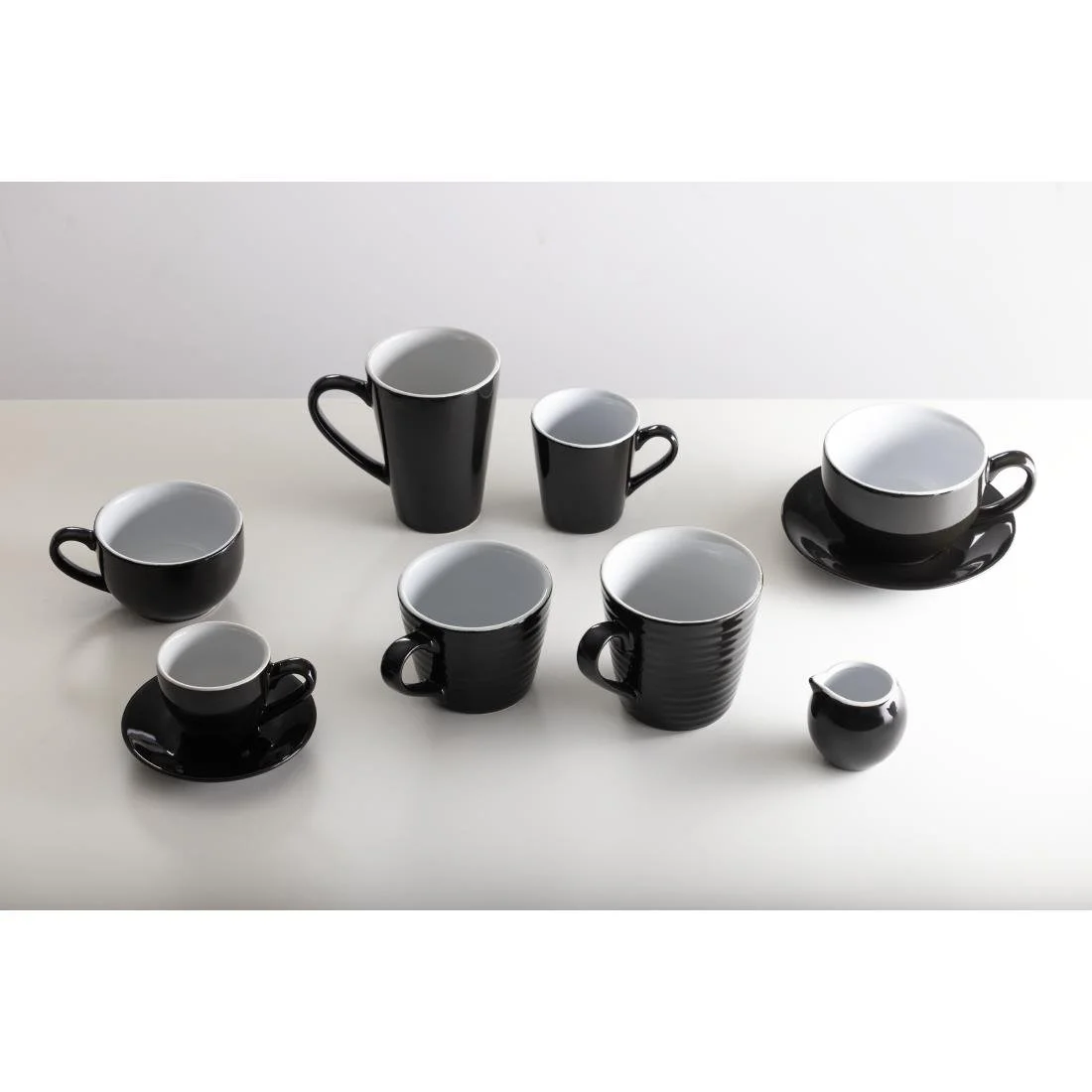 Olympia Cafe Espresso Saucers Black 116mm (12 Pack) - Image 13