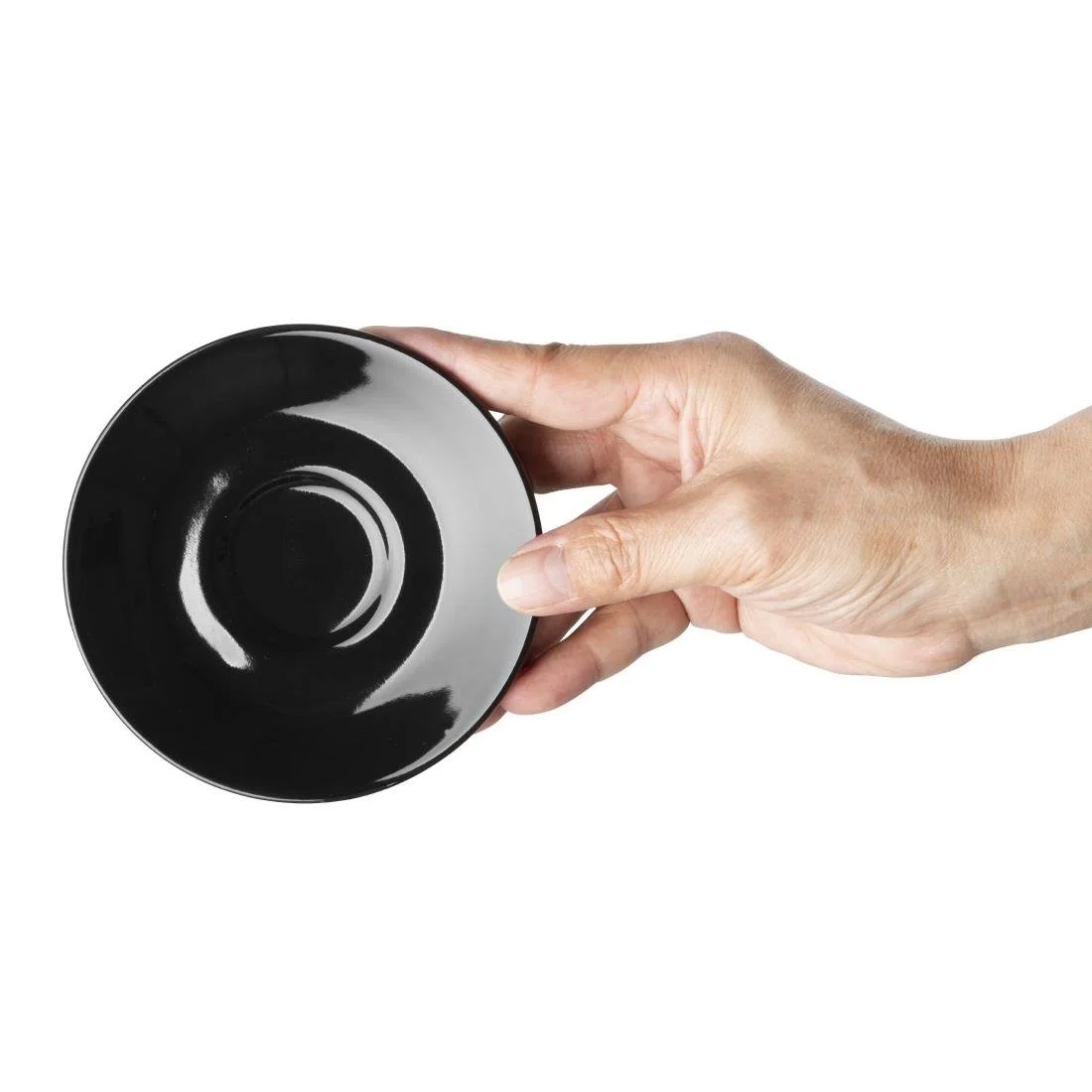 Olympia Cafe Espresso Saucers Black 116mm (12 Pack) - Image 14