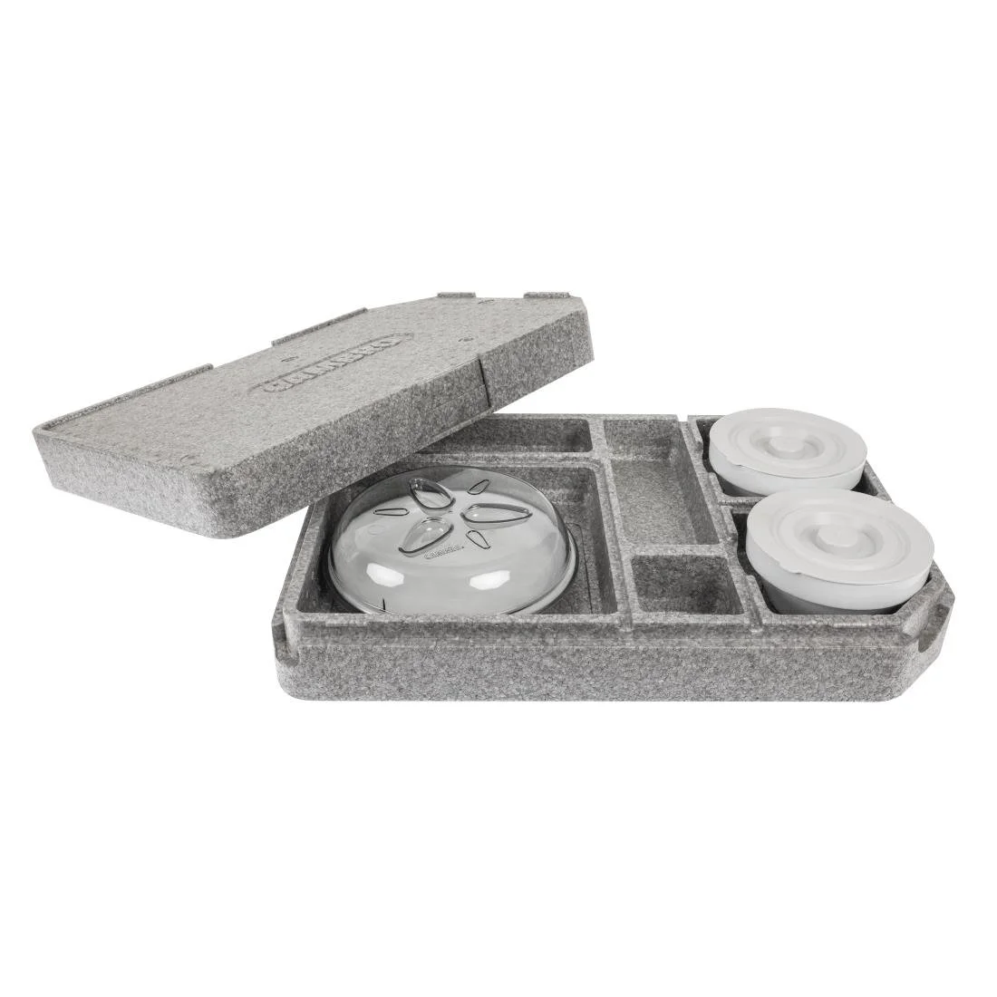 Cambro EPP Tablotherm Meal Delivery System with Dishes - Image 3