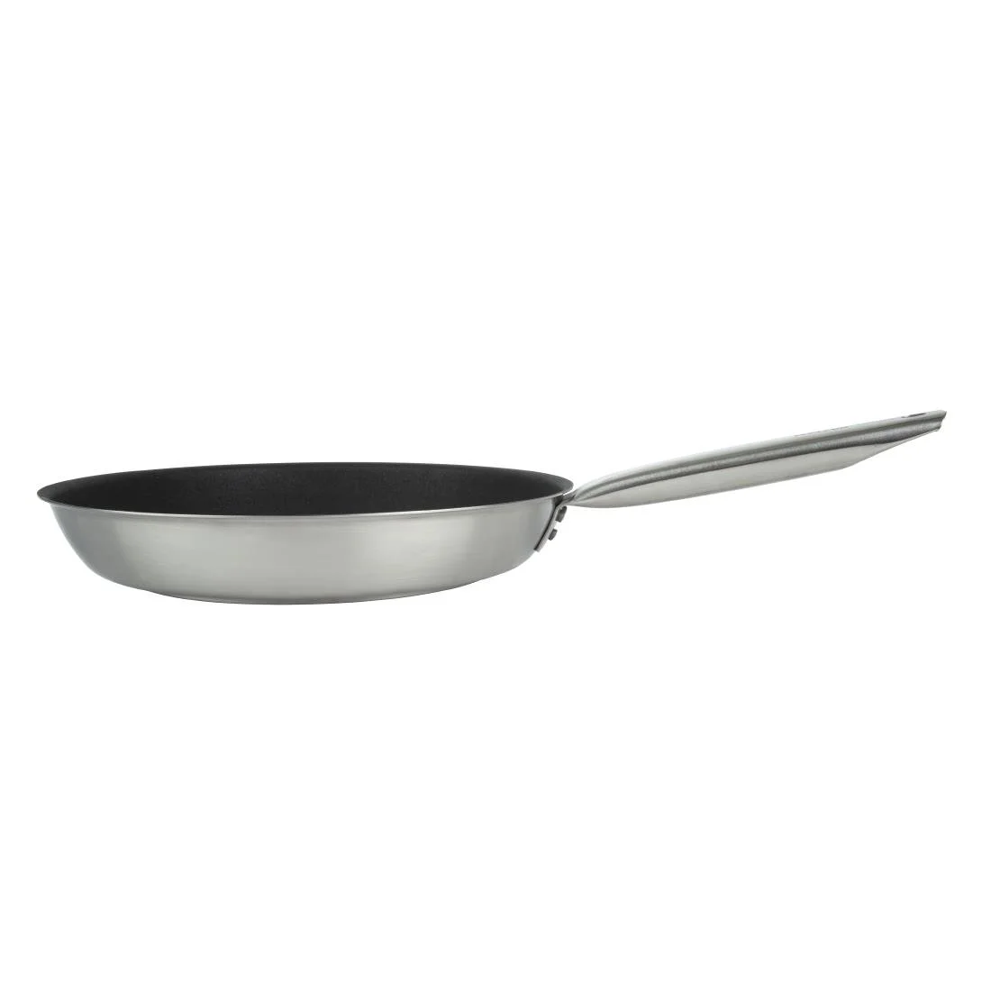 Matfer Bourgeat Tradition Stainless Steel Pro Non-Stick Frying Pan 32cm - Image 1