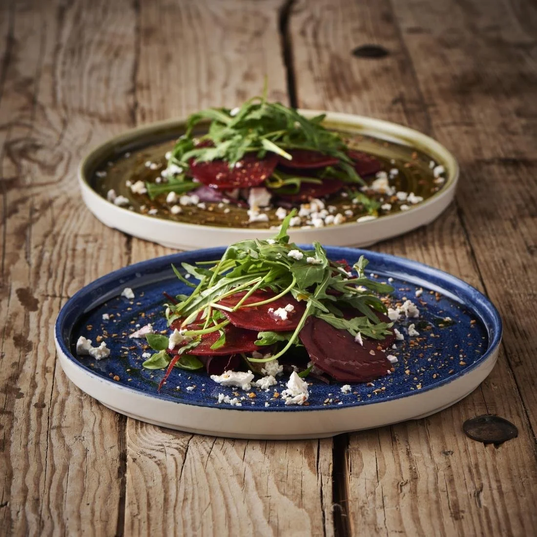 Churchill Stonecast Plume Walled Plates Ultramarine 220mm (6 Pack) - Image 5