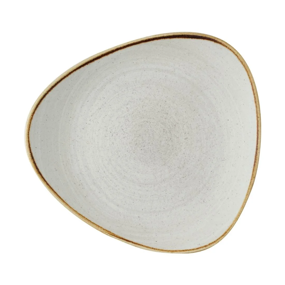 Churchill Stonecast Raw Lotus Plates Grey 254mm (12 Pack) - Image 1